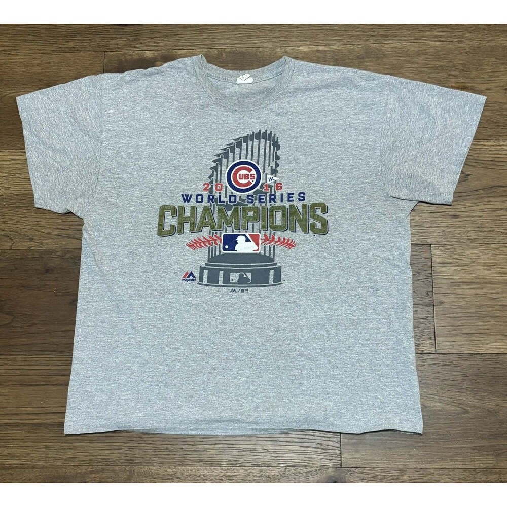 Chicago Cubs World Series 2016 Champs T-Shirt MLB Baseball Men’s Size XL